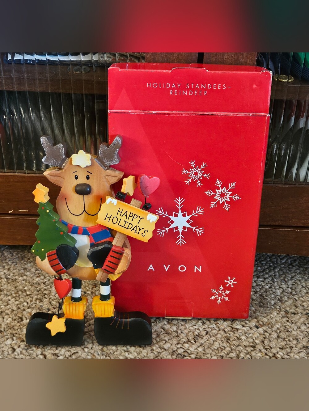 Avon 2004 Christmas Holiday Standees Reindeer